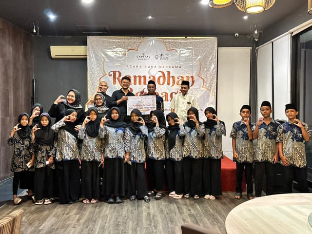 Capital Properties Gelar Santunan Anak Yatim dan Buka Bersama di Penghujung Ramadhan